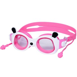 Suitcase Company GPT Panda Goggles, For Kids, Swimming Goggles, Swimming Goggles, With Ear Plugs, Panda-Shaped, Kids, Underwater Glasses, Pool Supplies, Juniors, Girls, Boys, Toddlers, Elementary