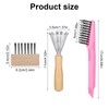 3 Pack Hairbrush Cleaner Tools, Hair Brush Cleaner Set, 2-In-1
