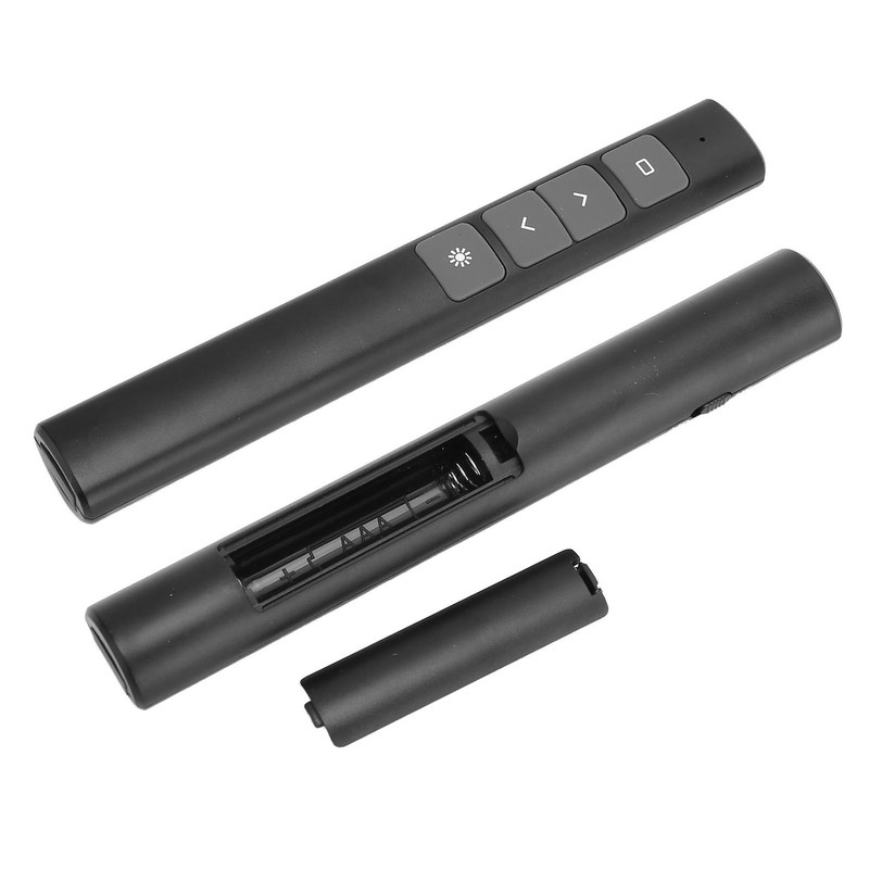 Presentation Clicker 2.4G RF Chip ABS Silicone Buttons Portable Plug