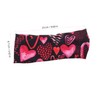 BESPORTBLE Heart Print Elastic Sports Headband for Men and Women