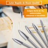 Teocpai 5 Piece Wood Carving Bits with 1/8 Inch Shank