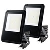 Simple Deluxe 2 Pack 100W Flood Lights Outdoor, 10000LM Daylight