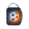 Echoserein - Bolsa de almuerzo con balón de fútbol en