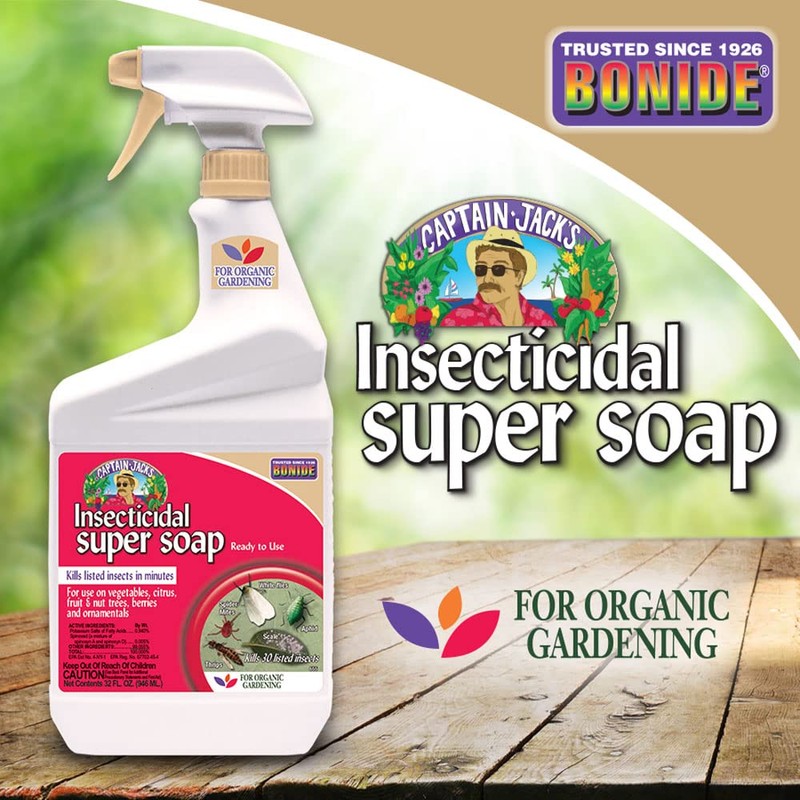Bonide Captain Jack's Insecticidal Super Soap, 32 oz Ready-to-Use Spray