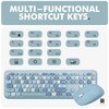 X9 Cute Wireless Keyboard and Mouse Combo - Retro Typewriter