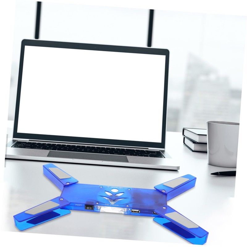 LABRIMP Laptop Cooling Stand with LED Fan and Port Hub