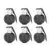 6PCS Kids Hand Grenades Toy with Realistic Sound Light Effect
