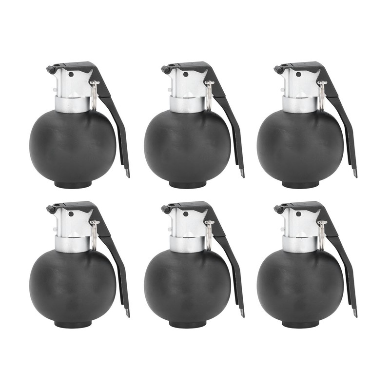6PCS Kids Hand Grenades Toy with Realistic Sound Light Effect