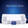 Hex Bolt, Pack of 300 Hexagon Socket Screws Assortment 304