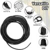 YAARUJEE Rubber Cord 2.5mm×10m, Cord End and Cord Stopper Each
