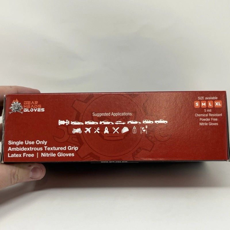 GEARHEADS NEW IN BOX - GEARHEADS Black Nitrile 5mil thick