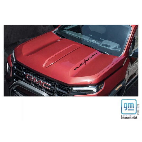 EmblemsPlus 2023 2024 2025 GMC Canyon Elevation Matte Black Hood