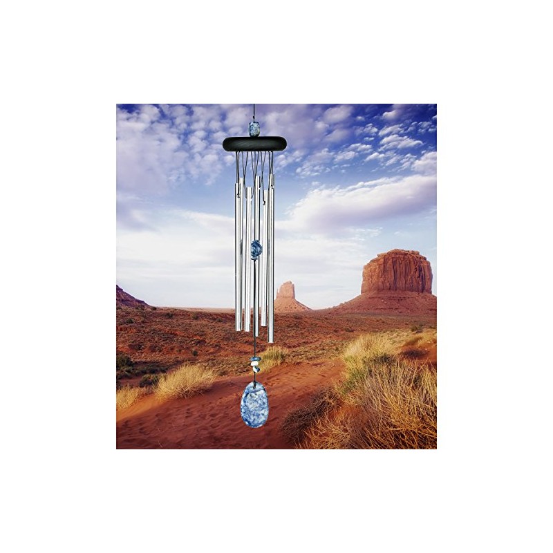 Woodstock Chimes Woodstock Chakra Chime - Lapis, Silber-Schwarz