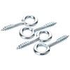Merriway BH03851 (20 Pcs) Screw In Eye Steel BZP 20mm