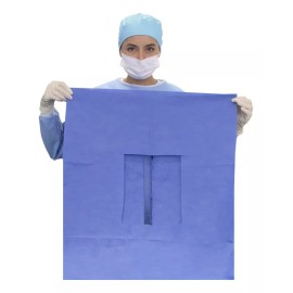 esteritam Campo Hendido Estéril 70x70 P/otorrino Y Anestesia C/10 Pzs