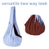 Small Dog Cat Sling Carrier,Hands Free Reversible Pet Carriers Bag,Pet