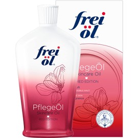 Frey Oil Face & Body Care Oil, Red Edition, Jasmine, Bergamot, White Amber Scent, 4.2 fl oz (125 ml)