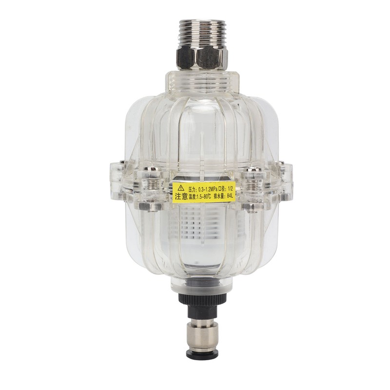 AD400 Transparent Air Compressor Filter 1/2in Oil Water Separator Automatic