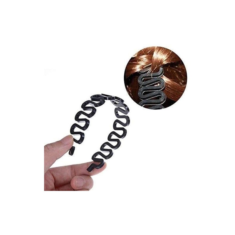 2 x schwarze Haarflechtwerkzeug-Roller, Haar-Dreh-Styling-Zubehör für Frauen, einfache und Styling-Werkzeuge,