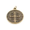 Vatican Imports Large Saint Benedict Medal - 2" Diameter (Antique