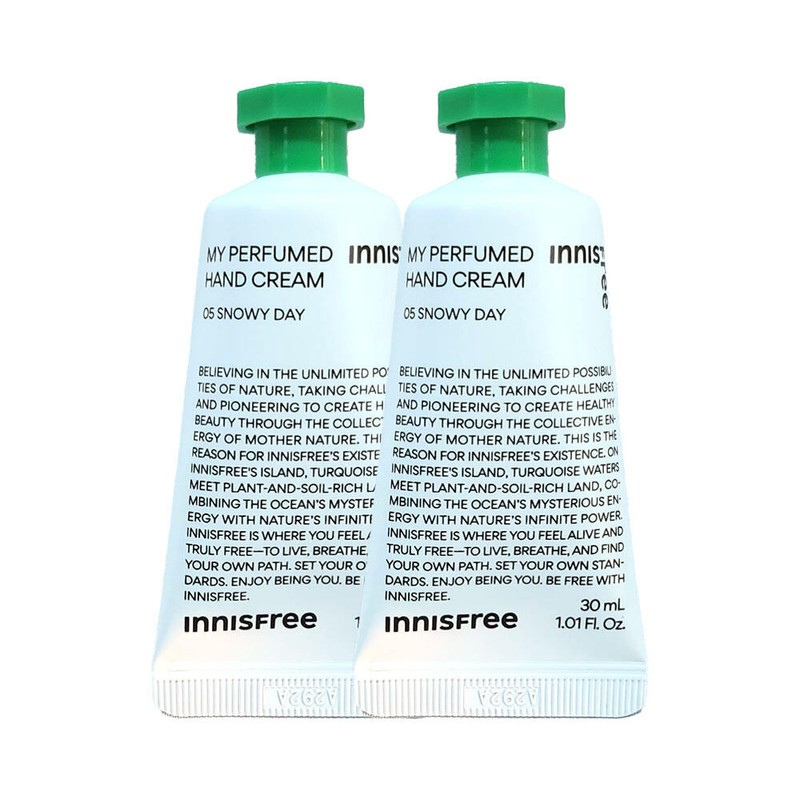 Innisfree 이니스프리 마이 퍼퓸드 핸드크림 05 스노이데이 30ml x2개 Innisfree