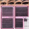Wispy Lash Clusters Kit Fluffy Cluster Eyelash Extensions 624pcs