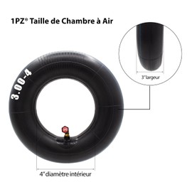 1PZ F3I-304 Inner Tube 3.00-4 3.00-4 3.00 x 4 10 x 3 Inch Tube 260 x 85 mm Replacement for Razor E300 E325 Pocket Bike Jazzy PaceSaver ActiveCare Chopper Pocket Rocket
