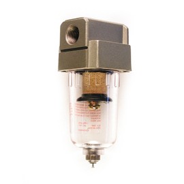 Primefit F1401 Mini Brass Air Filter, 60-Scfm At 100-Psi, 1/4" Npt