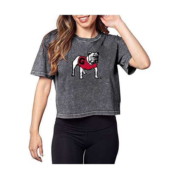 chicka-d Women's Standard Short 'N Sweet Tee, Graphite, Medium