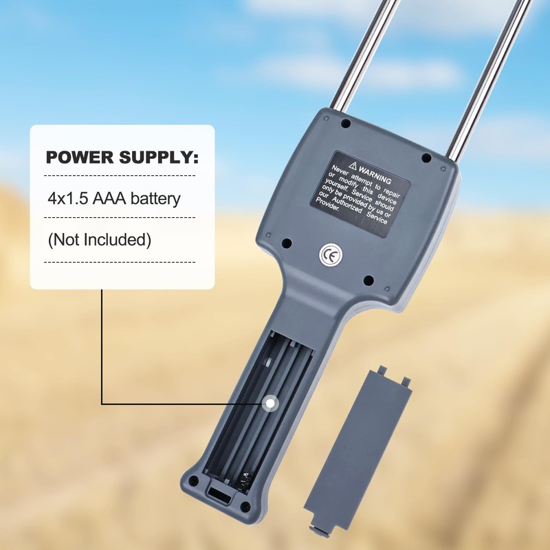 HOJILA TK100H Hay Moisture Meter for Cereal Straw, Forage Grass,