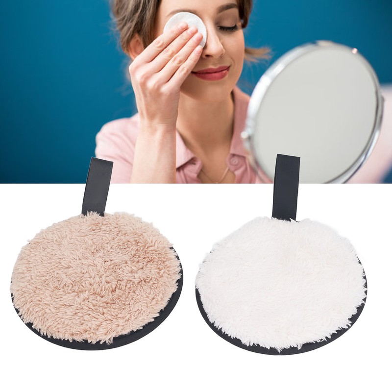 2pcs Reusable Makeup Remover Pads Deep Pore Cleansing Plant Fiber