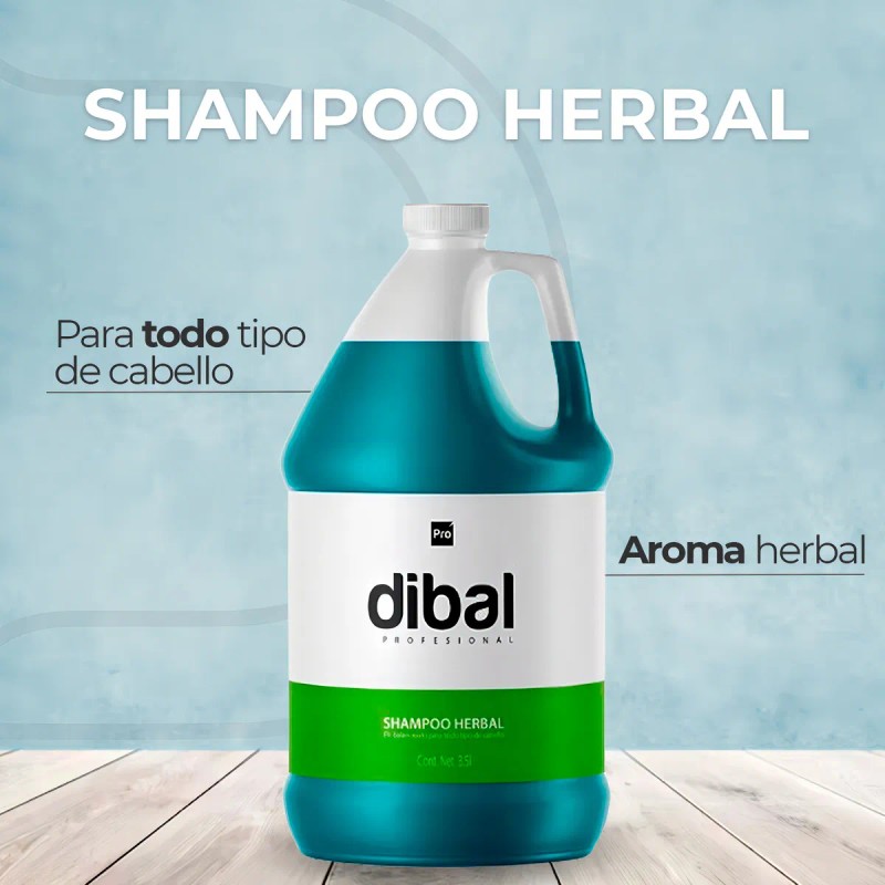 Shampoo En Duo Para Cabello Dibal Herbal Y Neutro 3.5