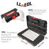 LLNEDL 1/4 inch Impact Socket Set, 63 Piece Drive Socket