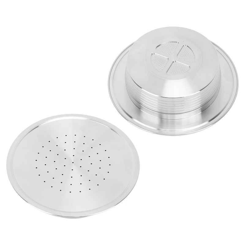 Reusable Coffee Pods Stainless Steel Refillable Capsule Fine Mesh Detachable