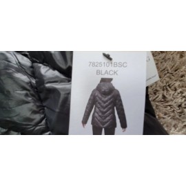 London Fog NEW LONDON FOG BLACK PACKABLE DOWN JACKET COAT WOMENS M