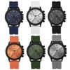 Weicam Unisex Simple Silicone Band Analog Quartz Wristwatches Sport Watch