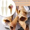 2Pcs Pizzelle Roller,Waffle Cone Roller,Ice Cream Roll Maker,Ice Cream Cone