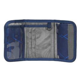 coocazoo Wallet, Wallet with Window Inside & Outside, Coin Pocket & Card Slots, Velcro Closure, 3rd Grade, Blue Motion - Blue, Modern