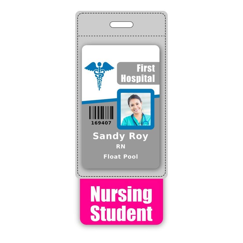 Nursing Student Badge Buddy Vertical w/Height & Weight Conversion Charts