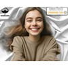 Sesto Senso Fitted Sheet 180 x 200 cm White for