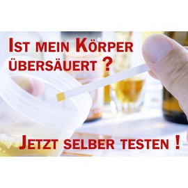 One+Step pH Test Strips Urine Pack of 100 with Reference Colour Card - pH Test - pH Value Operacidity - Acid Base Household