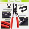 Keadic 10 Pcs Car Repair Tool Kit with Storage Bag,