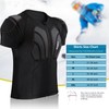 TUOYR Mens Skating Padded Shirt for Snowboard Skiing Compression Shirt