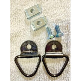 Yitoking 2 Set Truck Bed Rail Mounting Cleats Utili Track Kit Accessories Fits NI S S A N Frontier Titan Black RK-NI-02 0