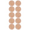 10Pcs Trombone Water Key Spit Valve Cork Pad Instrument Accessory