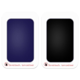 Baby Handprint and Footprint Kit, 2 Sets Baby Framed Photo Kit with 100% Clean-Touch Ink Pad for Newborn Baby, Baby Footprint Kit, Safe Non-Toxic for Feet and Hands, Black, Blue