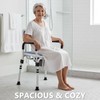 NnsZenith 3 in 1 Bedside Commode Chair and Shower Chair
