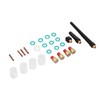 26Pcs TIG Welding Torch Tool Glass Cup Gas Lens Welding