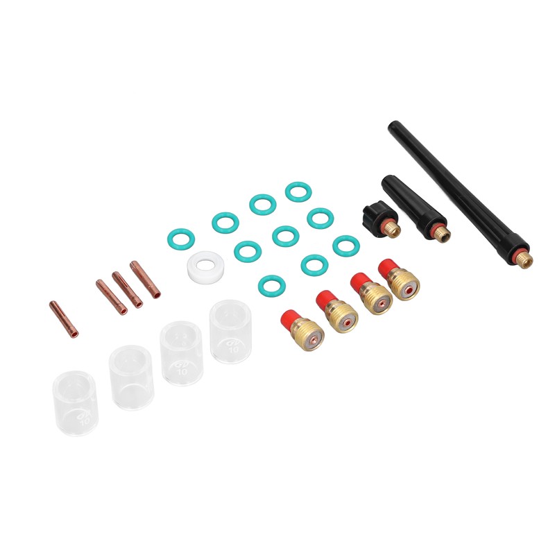 26Pcs TIG Welding Torch Tool Glass Cup Gas Lens Welding