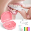 OFFCUP Braces Box with Aligner Removal Tool Clip Box Portable